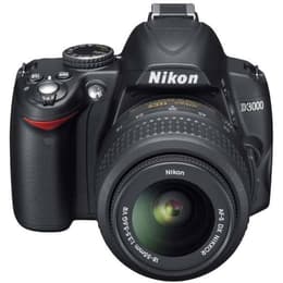 Reflex D3000 - Zwart + Nikon Nikon 18-55mm f/3.5-5.6G AF-S VR DX f/3.5-5.6