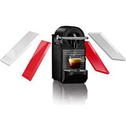 Espresso met capsules Compatibele Nespresso Magimix Pixie M110 0.7L - Rood/Zwart