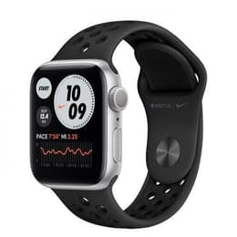 Apple Watch (Series 5) 2019 GPS 40 mm - Aluminium Zilver - Sportbandje van Nike Zwart