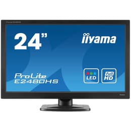 24-inch Iiyama ProLite E2480HS 1920 x 1080 LCD Beeldscherm Zwart