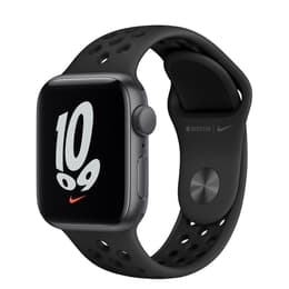 Apple Watch (Series SE) 2020 GPS 40 mm - Aluminium Spacegrijs - Sportbandje van Nike Zwart