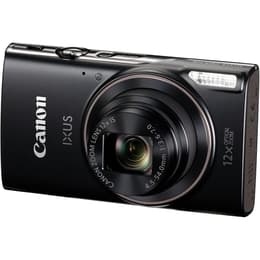 Compactcamera - Canon IXUS 285 HS - Zwart + Canon Zoom Lens 12xIS 4.5-54.0mm f/3.6-7.0