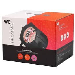 We Stroboscope à 47 LED multicolore 4 couleurs Vitesse du flash réglable + Fixation Audio accessoires