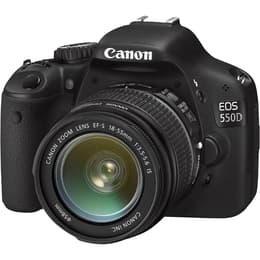 Reflex Canon EOS 550D - Zwart + Lens Canon EF-S 29-88mm f/3.5-5.6 IS