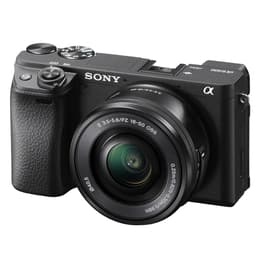 Compactcamera Alpha 6400 - Zwart + Sony Sony E PZ 16-50 mm f/3.5-5.6 OSS II f/3.5-5.6