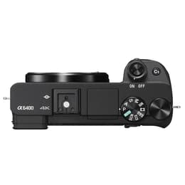 Compactcamera Alpha 6400 - Zwart + Sony Sony E PZ 16-50 mm f/3.5-5.6 OSS II f/3.5-5.6