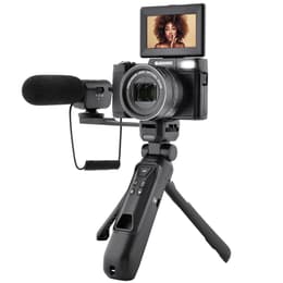 AgfaPhoto Realishot VLG-4K OPT - Zwart + AgfaPhoto Optical Zoom Optique 5X 52mm f/2.4-5.04