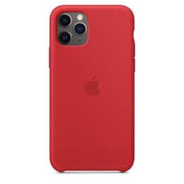 Apple Siliconenhoesje iPhone 11 Pro Max Siliconenhoesje - Silicone Rood