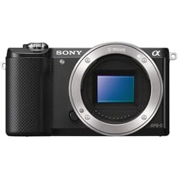 Hybride Camera Sony A5000 Zwart - Alleen Behuizing