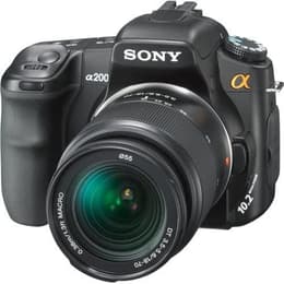 Spiegelreflexcamera Alpha DSLR-A200 - Zwart + Sony DT 18-70mm f/3.5-5.6 f/3.5-5.6