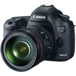 Spiegelreflexcamera EOS 5D Mark III - Zwart + Canon EF 24-105mm f/4L IS USM f/4
