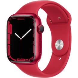 Apple Watch (Series 7) 2021 GPS 41 mm - Aluminium Rood - Sportbandje Rood