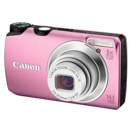 Compactcamera PowerShot A3200 IS - Roze + Canon 5X Optical Zoom 28-140mm f/2.8-5.9 f/2.8-5.9