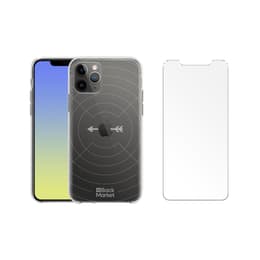 Back Market Hoesje iPhone 11 Pro en beschermend scherm - GRS 4.0 Gerecycled plastic - Transparant