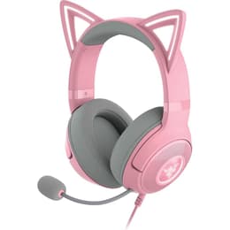 Kraken Kitty V2 gaming Hoofdtelefoon - bedraad microfoon Roze/Grijs