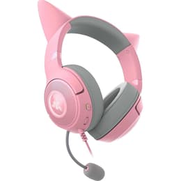 Kraken Kitty V2 gaming Hoofdtelefoon - bedraad microfoon Roze/Grijs