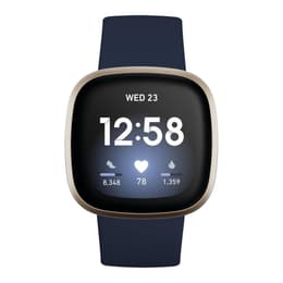 Horloges Cardio GPS Fitbit Versa 3 - Blauw