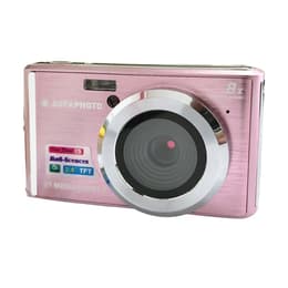 Compactcamera Realishot DC5200 - Roze + Agfa Photo Zoom Digital 8X 10mm f/3.5 f/3.5