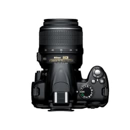 Reflex Nikon D3000 - Zwart + Lens  18-55mm f/3.5-5.6GVR