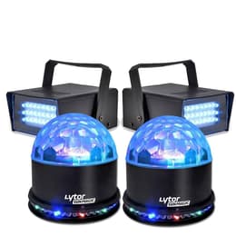 Lytor Pack EFFET FIESTA 2 SUNMAGIC + 2 LED STROBE BLANC Verlichting