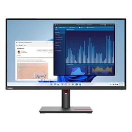 27-inch Lenovo ThinkVision T27P-30 3840 x 2160 LED Beeldscherm Zwart