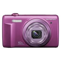 Compactcamera - Olympus VR-340 Paars + Lens Olympus Wide Optical zoom 10X 4.2-42mm f/3-5.7
