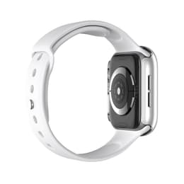 Apple Watch Series 4 (2018) GPS + Cellular 44 mm - Aluminium Zilver - Sportbandje Wit