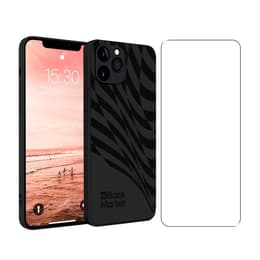 Back Market Hoesje iPhone 11 pro Max en beschermend scherm - Gerecycled plastic - Zwart
