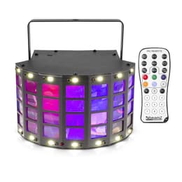 Lytor Lot de 4 jeux de lumière effet 2 DERBY à 4 LEDs RGBW + Etriers fixations + 2 Astro SUNMAGIC RVB Verlichting