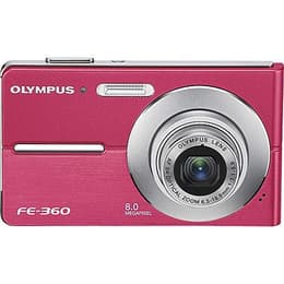 Compactcamera FE-360 - Roze + Olympus AF 3x Optical Zoom 36-108mm f/3.1-5.9 f/3.1-5.9