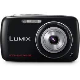 Compactcamera Lumix DMC-S3 - Zwart + Panasonic Lumix DC Vario 4X Optical Zoom 28-112mm f/3.1-6.5 ASPH. Mega O.I.S. f/3.1-6.5