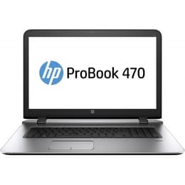 HP ProBook 470 G3 17" Core i3 2.3 GHz - SSD 128 GB + HDD 500 GB - 4GB AZERTY - Frans