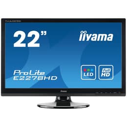22-inch Iiyama ProLite E2278HD 1920 x 1080 LED Beeldscherm Zwart