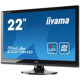 22-inch Iiyama ProLite E2278HD 1920 x 1080 LED Beeldscherm Zwart