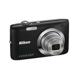 Compactcamera Coolpix S2600 - Zwart + Nikon Nikkor Wide Optical Zoom 26-130 mm f/3.2-6.5 f/3.2-6.5