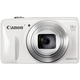 Compactcamera PowerShot SX600 HS - Wit + Canon Canon Zoom Lens 18x IS 4,5-81,0mm f/3,8-6,9 f/3.8-6.9