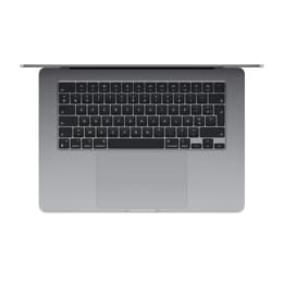 MacBook Air 15" (2023) - Apple M2 met 8‑core CPU en 10-core GPU - 8GB RAM - SSD 512GB - AZERTY - Frans