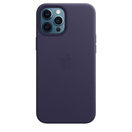 Apple Hoesje iPhone 12 Pro Max Hoesje - Leer Violet