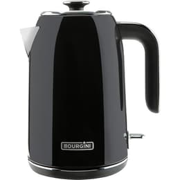 Bourgini Zwarte Retro Waterkoker Zwart L - Waterkoker