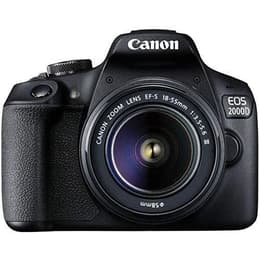Spiegelreflexcamera EOS 2000D - Zwart + Canon EF-S III f/3.5-5.6