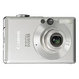 Compactcamera Ixus 55 - Zilver + Canon Zoom optique 5.8-17.4mm f/2.8-4.9 f/2.8-4.9