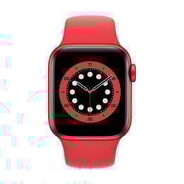 Apple Watch Series 6 (2020) GPS 40 mm - Aluminium Rood - Sportbandje Rood