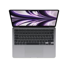 MacBook Air 13" (2022) - Apple M2 met 8‑core CPU en 8-core GPU - 8GB RAM - SSD 256GB - Standaarddisplay - AZERTY - Frans