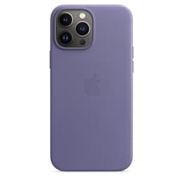 Apple Leren hoesje iPhone 13 Pro Max Leren hoesje - Leer Paars