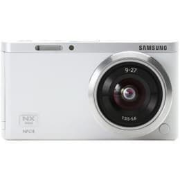 Compactcamera NX-mini - Wit + Nikon Samsung Zoom Lens 9-27 mm f/3.5-5.6 OIS f/3.5-5.6