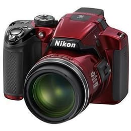 Compactcamera Coolpix P510 - Rood/Zwart + Nikon Nikkor Wide Optical Zoom 24-1000 mm f/3.0-5.9 f/3.0-5.9