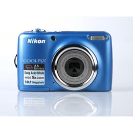 Compactcamera Coolpix L23 - Blauw + Nikon Nikkor Wide Optical Zoom 28-140mm f/2.7-6.8 f/2.7-6.8