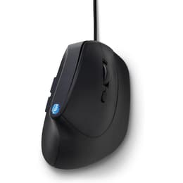 Simpletek Vertical mouse, 1.6m cable, 1200/1800/2400/3600 DPI, 6 buttons Muis