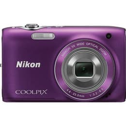 Compactcamera Coolpix S3100 - Paars + Nikon Nikkor 5X Wide Optical Zoom Lens 26-130mm f/3.2-6.5 f/3.2-6.5
