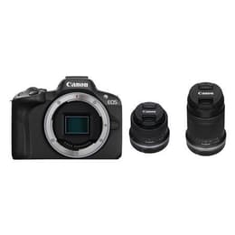 Reflex Canon EOS R50+ RF-S 18-45mm + RF-S 55-210mm f/5-7.1 IS STM - Zwart + Canon RF-S IS STM f/5-7.1